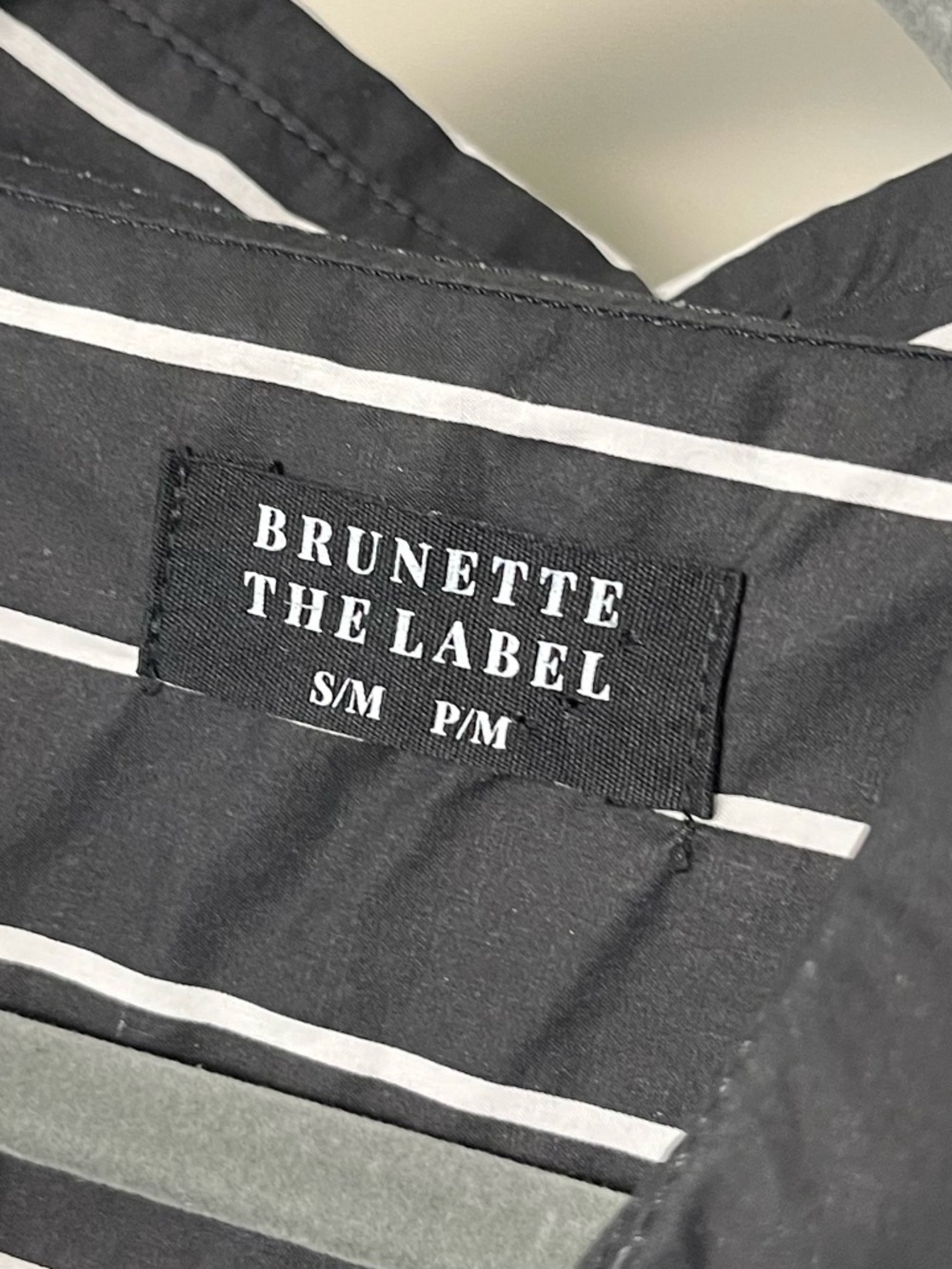 Brunette the Label Striped Button Up Shirt - Picture 6 of 9